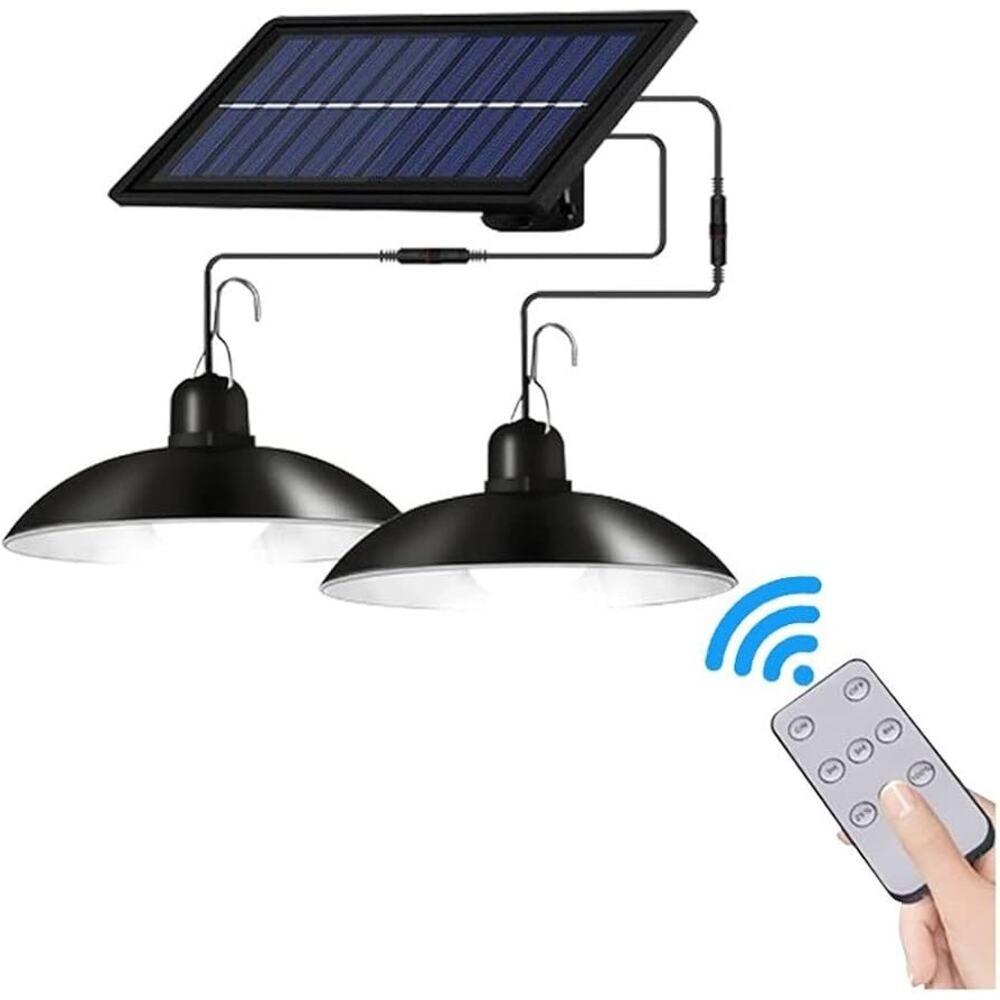 Super Bright Split Solar Light Remote Outdoor Waterproof Garden Street